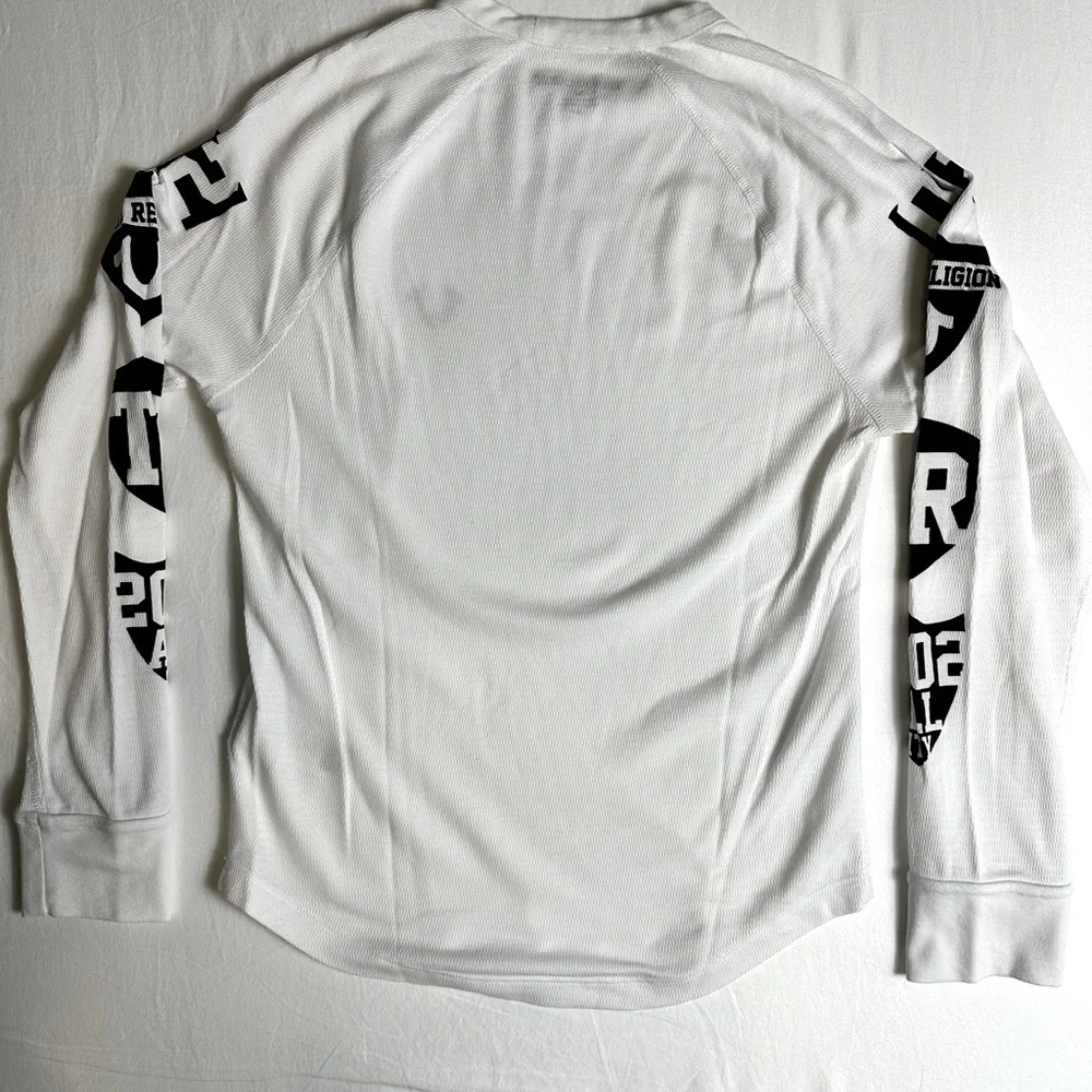 Men’s Legacy True Religion Waffle Long Sleeved Tee Size Small